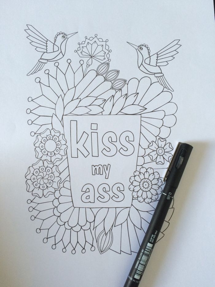 Break Up Stress Relief Coloring Book