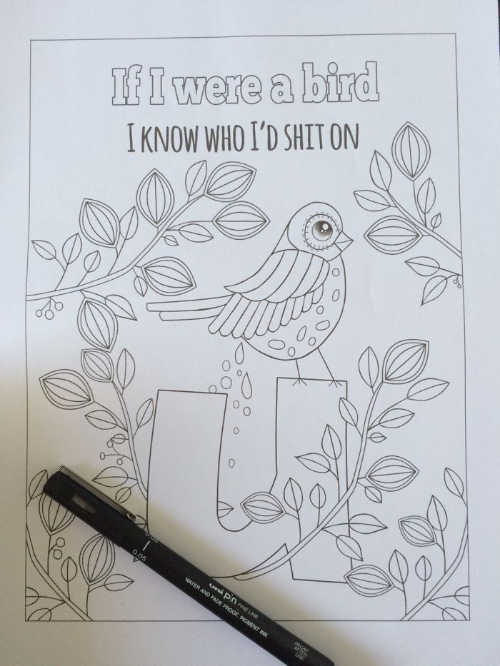 Break Up Stress Relief Coloring Book