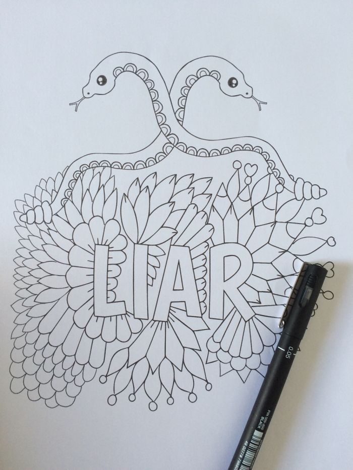 Break Up Stress Relief Coloring Book