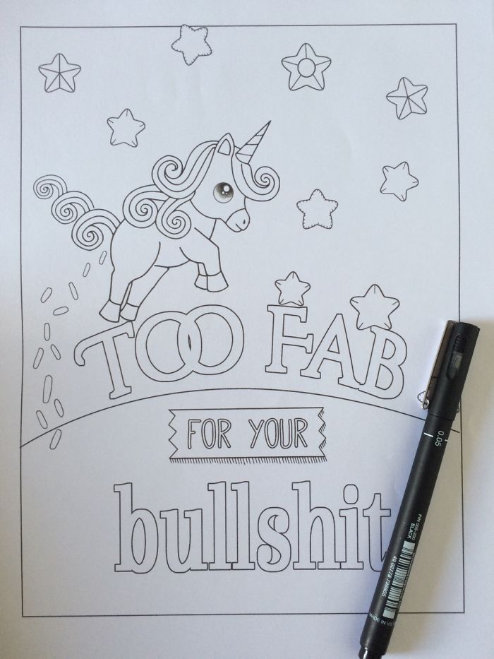 Break Up Stress Relief Coloring Book