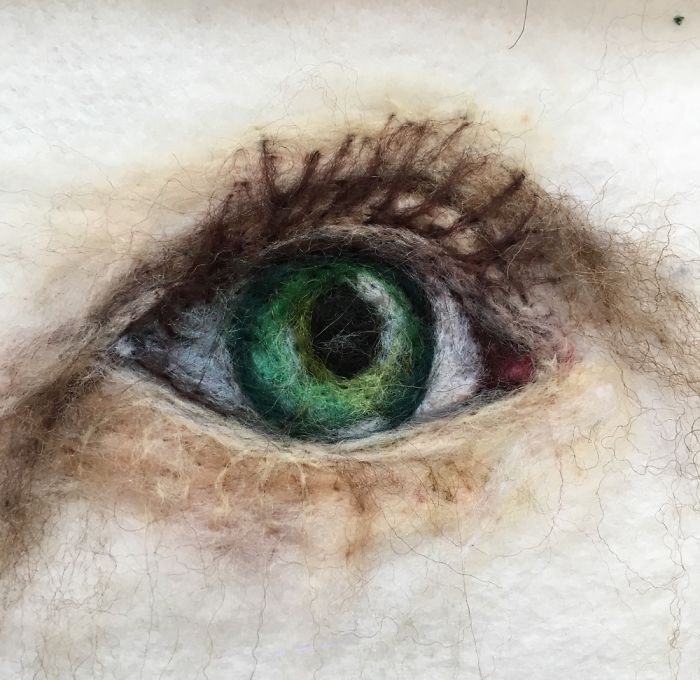 I’m "Painting" 100 Eyes In 100 Days In Wool I’m "Painting" 100 Eyes In 100 Days In Wool