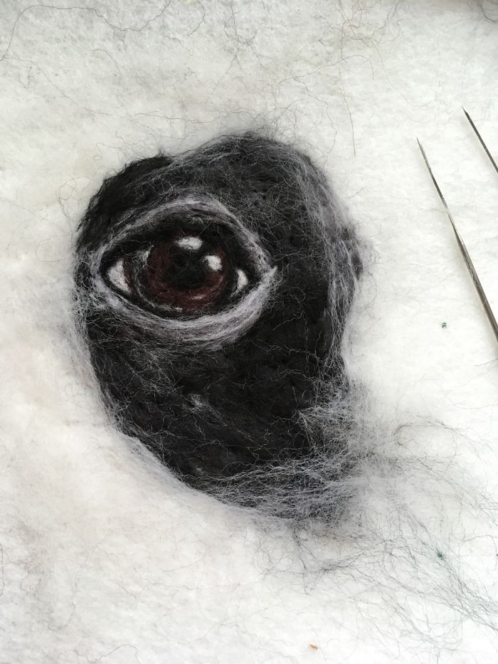 I’m "Painting" 100 Eyes In 100 Days In Wool I’m "Painting" 100 Eyes In 100 Days In Wool