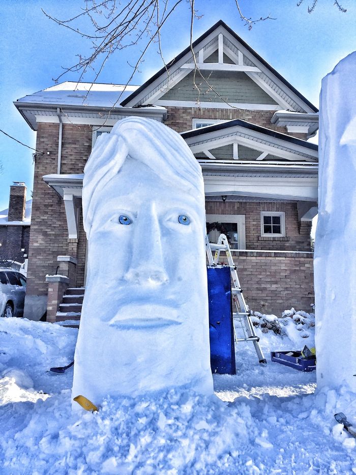 How I Created Timothy, A 7' Snow Sculpture. How I Created Timothy, A 7' Snow Sculpture.