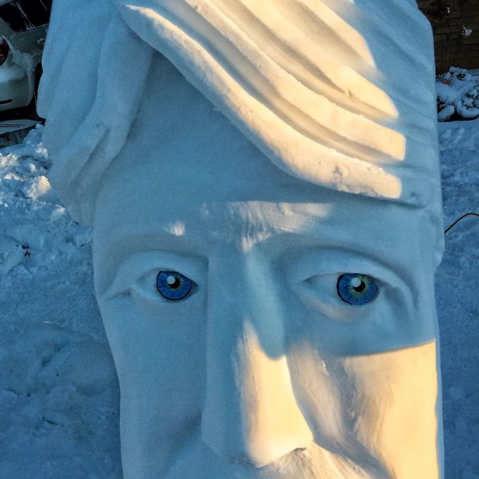 How I Created Timothy, A 7' Snow Sculpture.