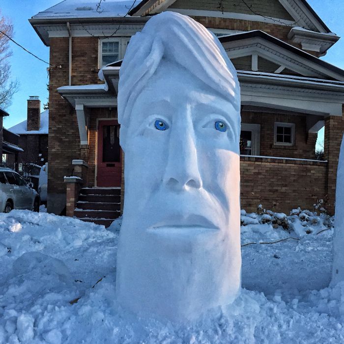 How I Created Timothy, A 7' Snow Sculpture.