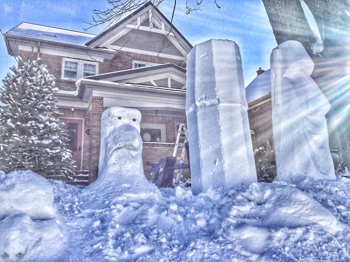 How I Created Timothy, A 7' Snow Sculpture. How I Created Timothy, A 7' Snow Sculpture.
