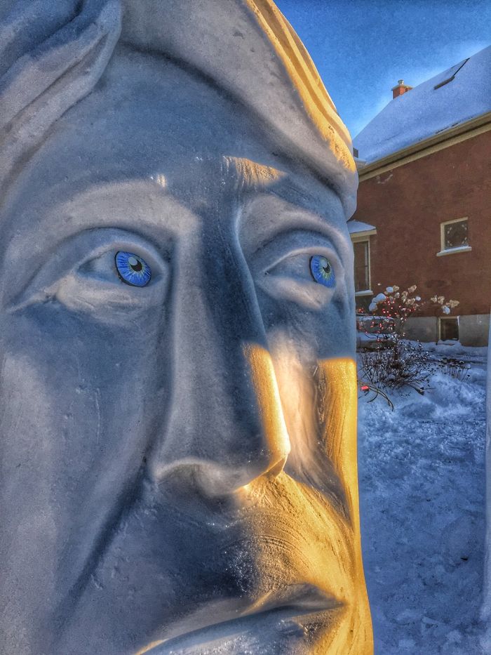 How I Created Timothy, A 7' Snow Sculpture. How I Created Timothy, A 7' Snow Sculpture.