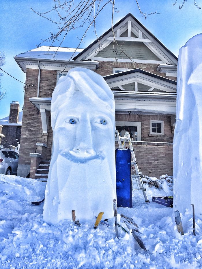 How I Created Timothy, A 7' Snow Sculpture. How I Created Timothy, A 7' Snow Sculpture.