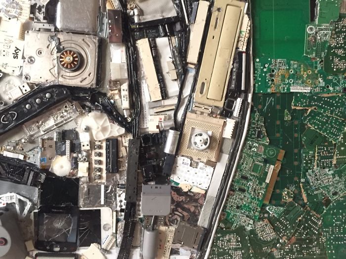 Star Wars Art That I Created Using Broken Down Electronics