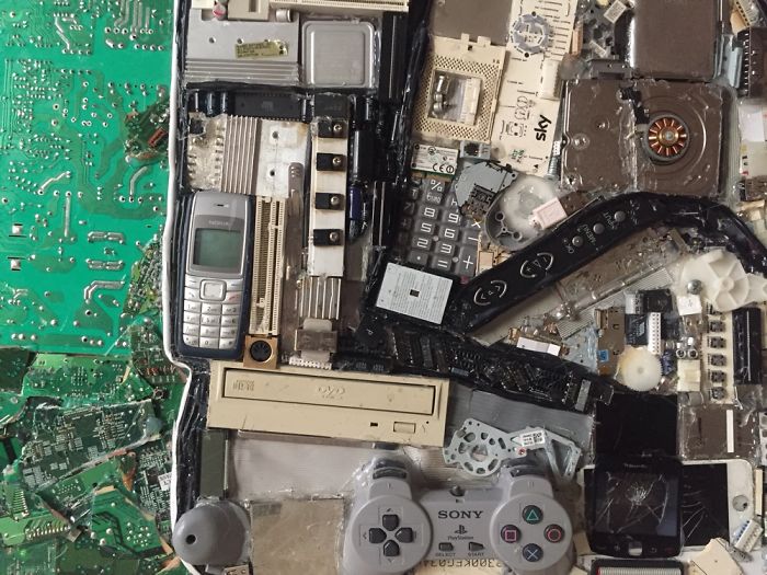 Star Wars Art That I Created Using Broken Down Electronics