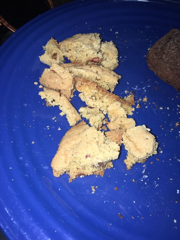 When Someone Only Ate The Chocolate Chips.