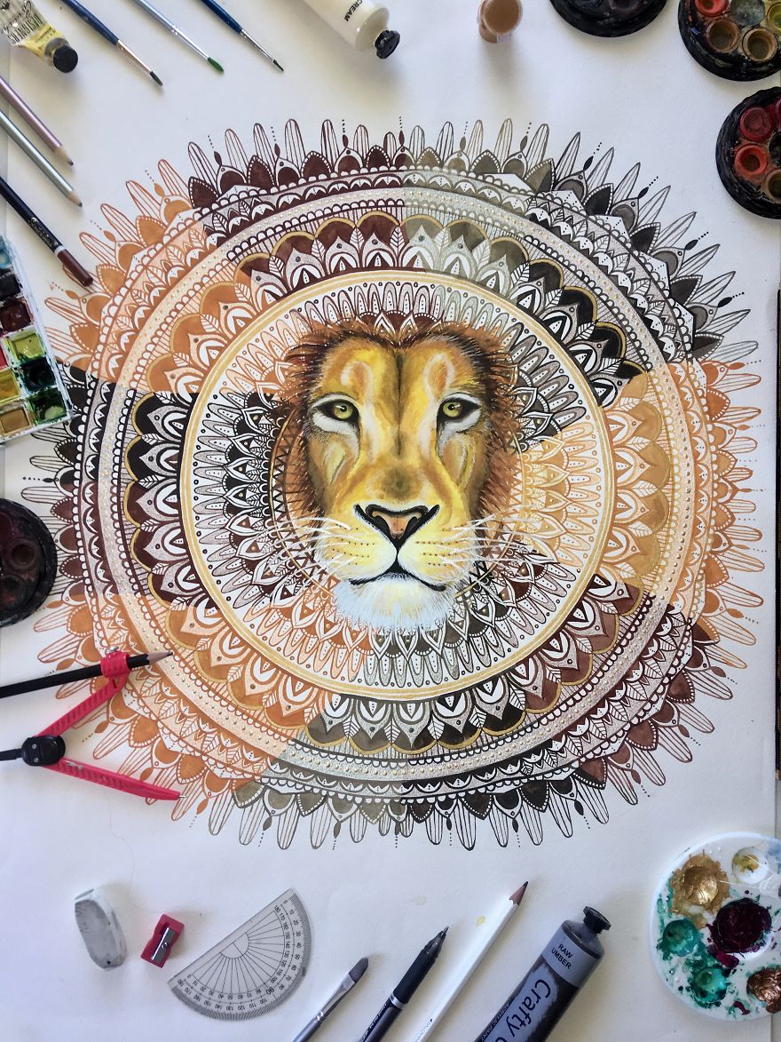 I Spent An Hour A Day Painting To Cope With My Depression, This Is The Result