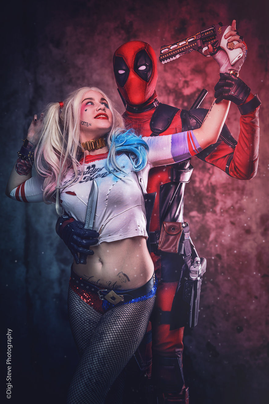 Photographer Recreates Harley Quinn And Deadpool Fan-Art! The Results Are Awesome! Photographer Recreates Harley Quinn And Deadpool Fan-Art! The Results Are Awesome!