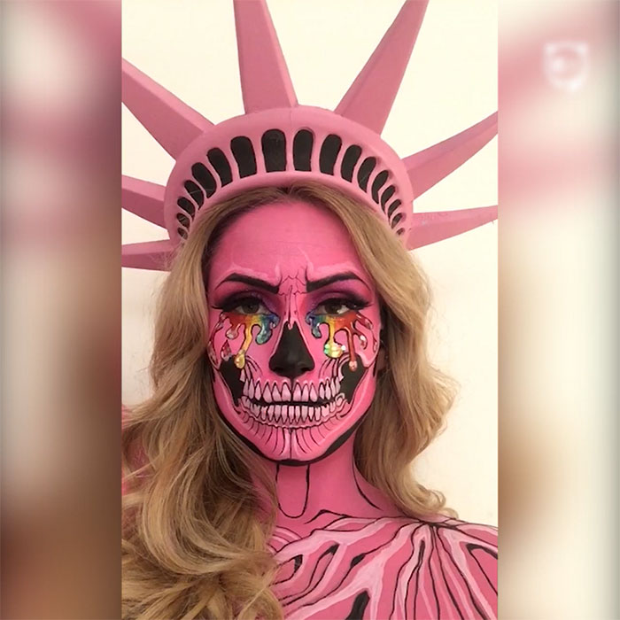 Badass Face Art By Vanessa Davis