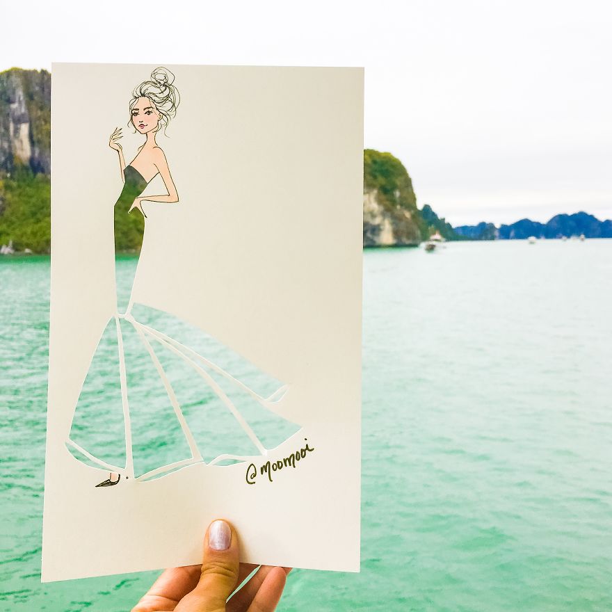 Flower Fashion Illustrations