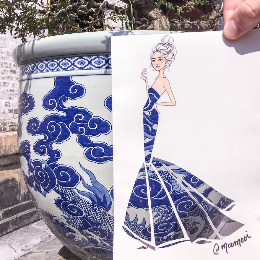 Flower Fashion Illustrations