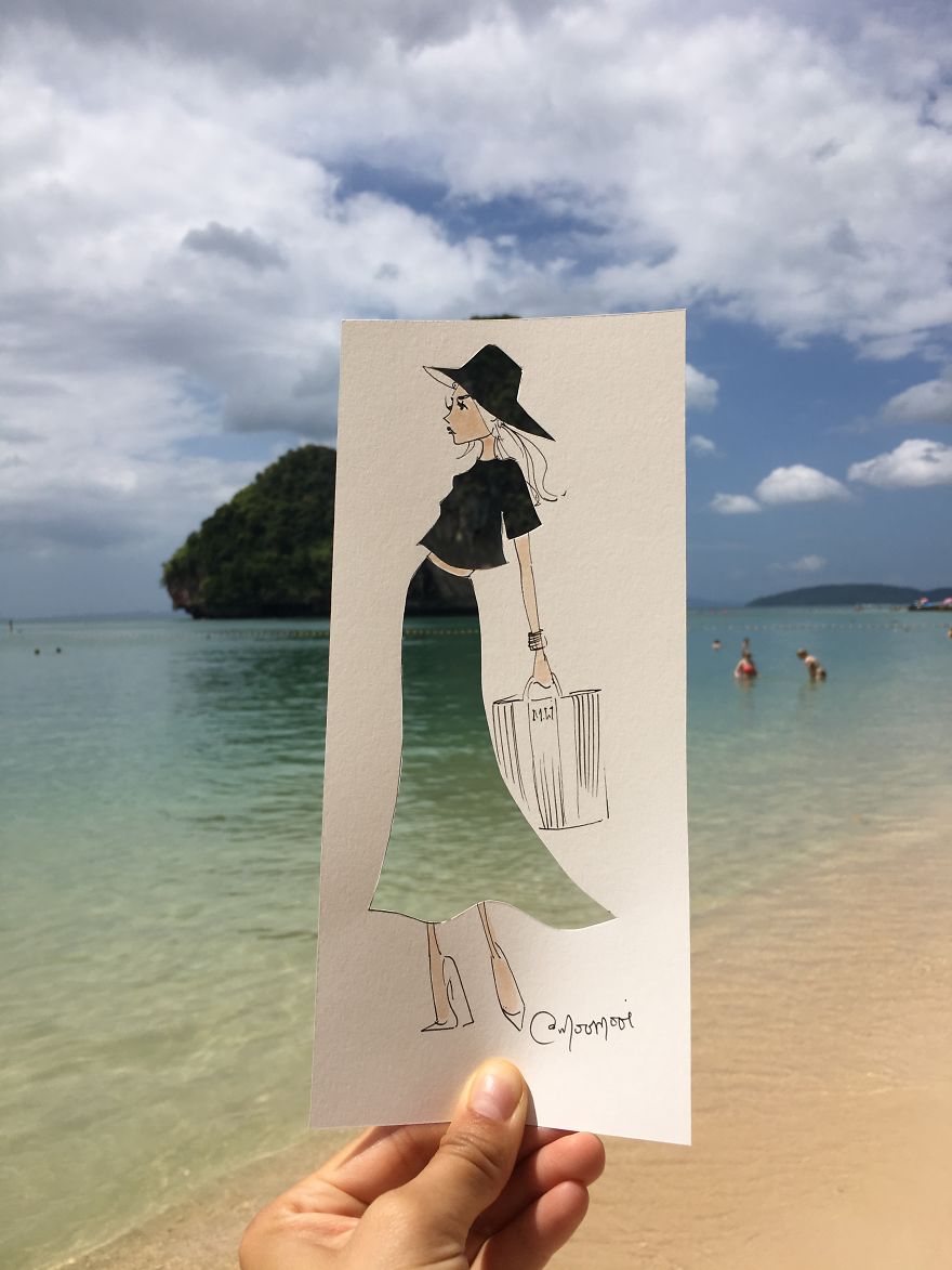 Flower Fashion Illustrations