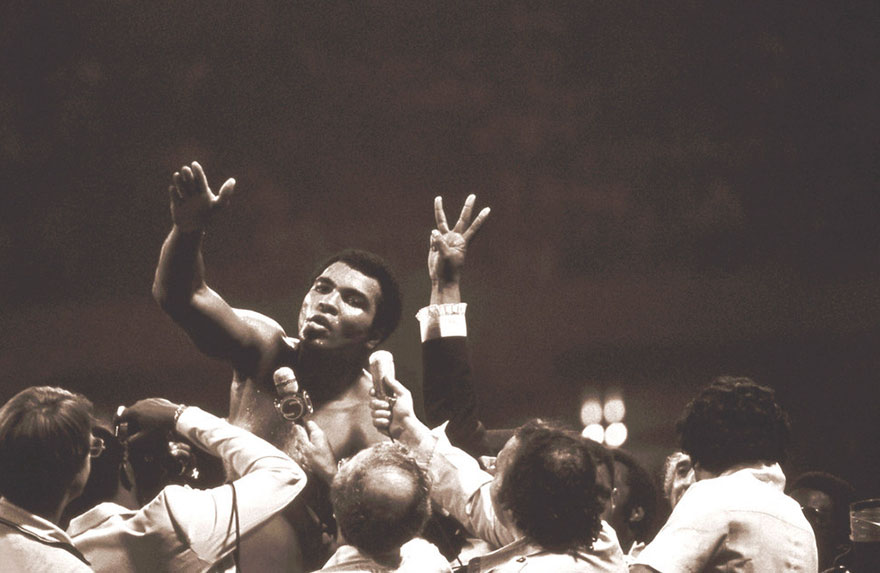 Muhammad Ali Beat Leon Spinks To Win The Heavyweight Championship Of The World For An Unprecedented Third Time , September 15, 1978