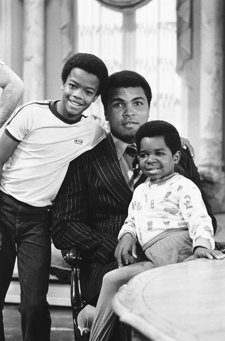 Muhammad Ali With Gary Coleman And Todd Bridges