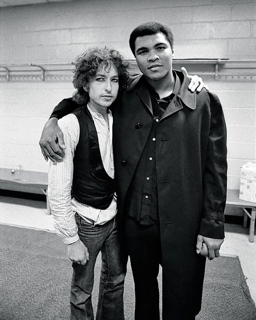 Muhammad Ali With Bob Dylan