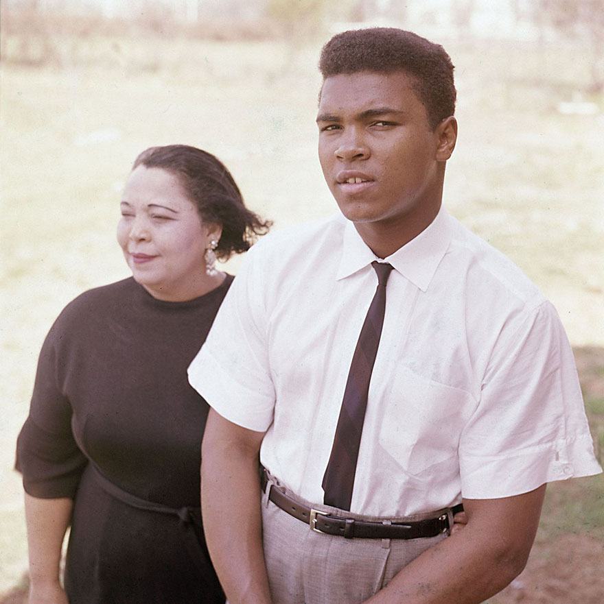 Young Boxer Cassius Clay Is Seen With His Mother, Odessa Grady Clay, April 2, 1963