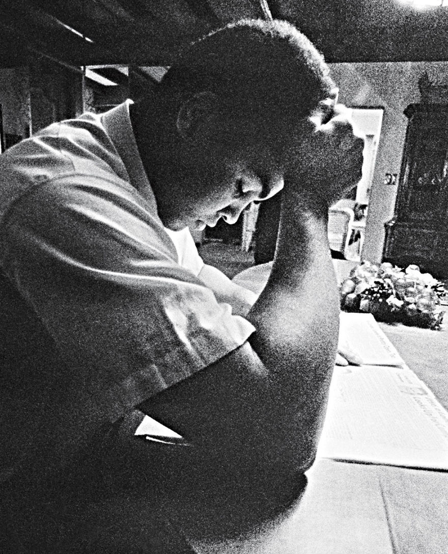 Ali Reading The Newspaper At Home In Philadelphia, Pennsylvania, February 1970