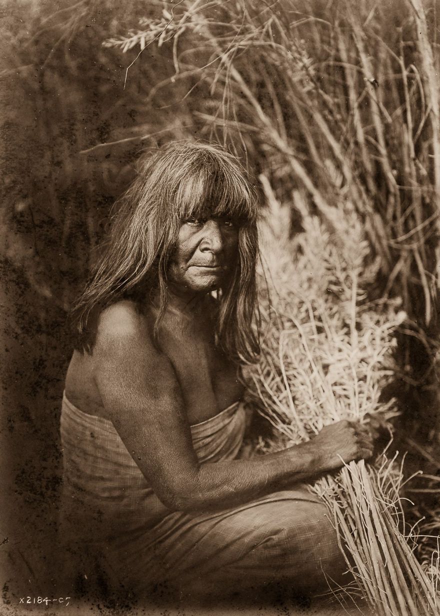 A Maricopa Woman With Arrow-brush Stalks, 1907