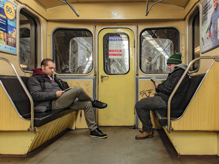 The Colorful Boredom Of The Budapest Metro