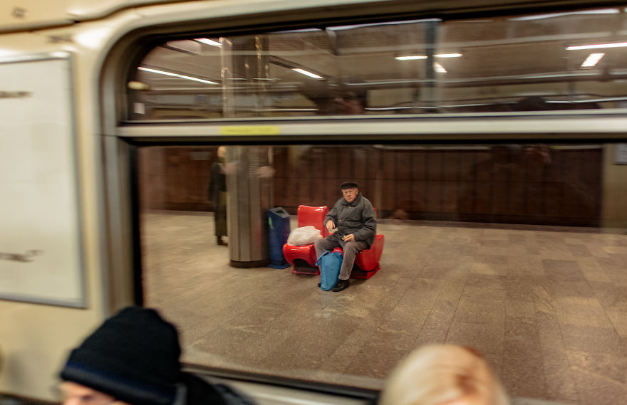 The Colorful Boredom Of The Budapest Metro