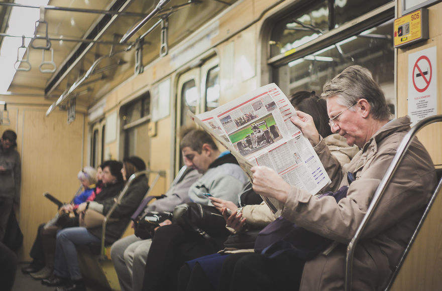 The Colorful Boredom Of The Budapest Metro