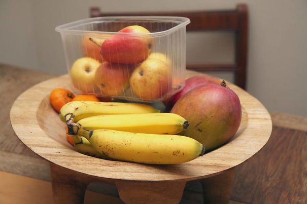 Asked My 3 Year Old To Put The Pears In The Fruit Bowl