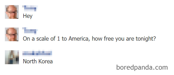 woman rejecting a man via text-message 