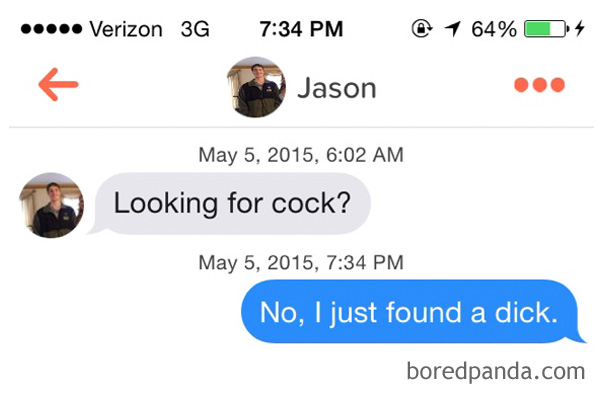 man flirting badly with woman 