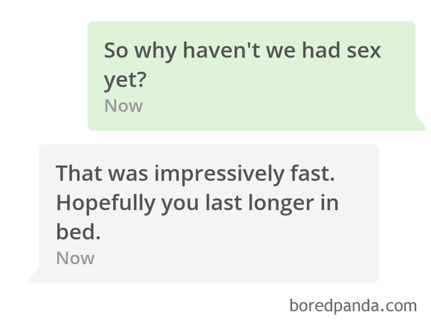 man flirting with woman via text message 