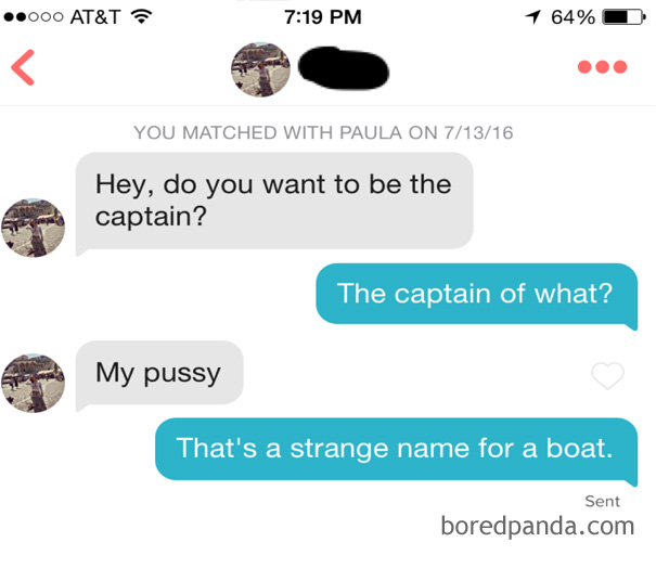 woman asking a man if he wants to be a captain 