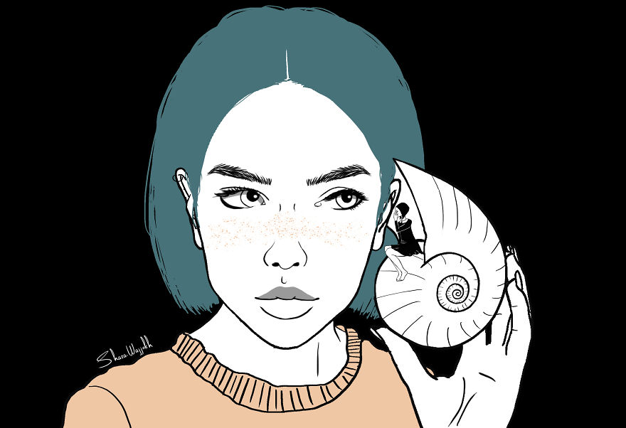 I Illustrate Woman's Inner World