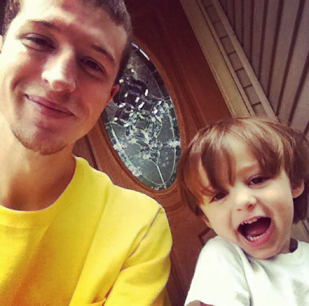 Young, Single Dad, Minimum Wage, And College. This Is The Only Thing I Need To Be Happy