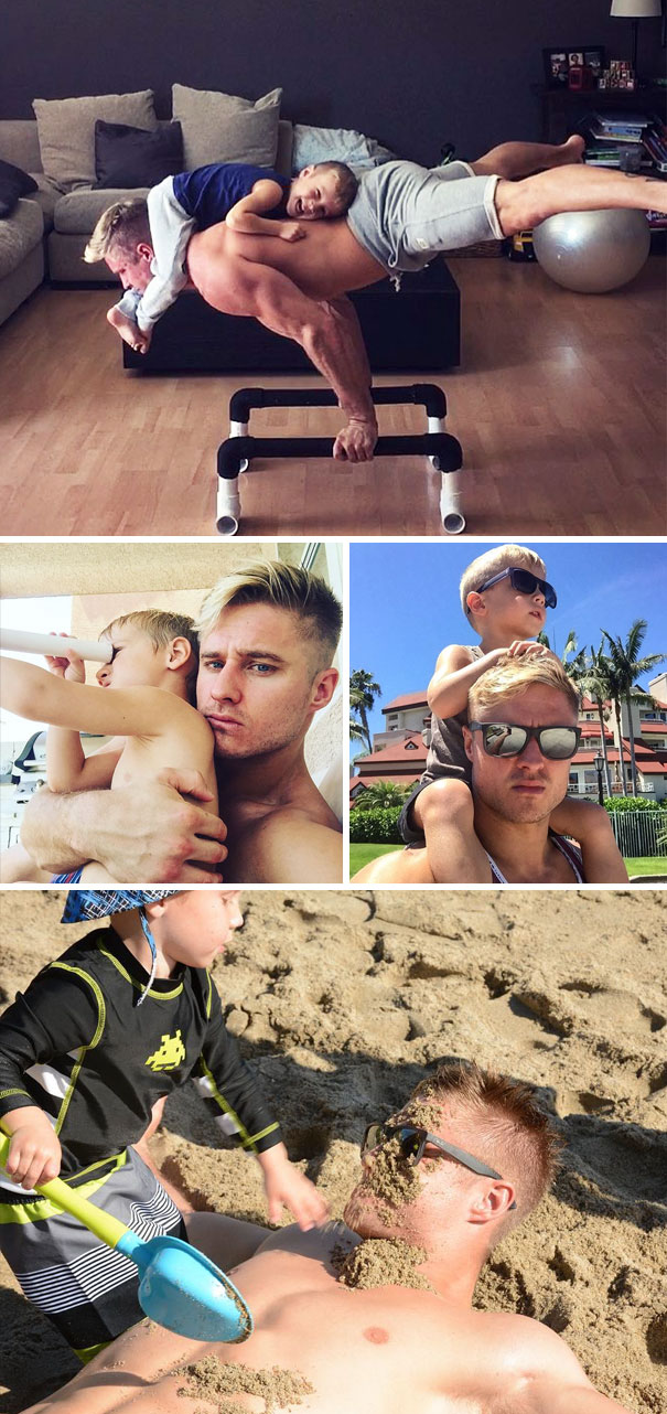 An Acrobatic Single Dad, Who Quits University To Join Circus, And His Adorable 3-Year-Old Son