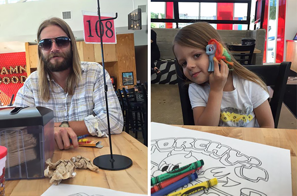 Daddy-Daughter Lunch Date