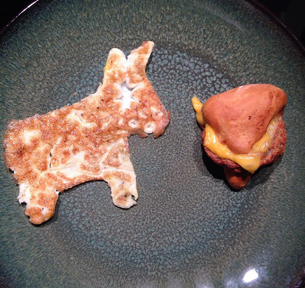 The Little Lady Requested Breakfast For Dinner This Evening, So We Made Sausage Biscuits And Donkey Eggs