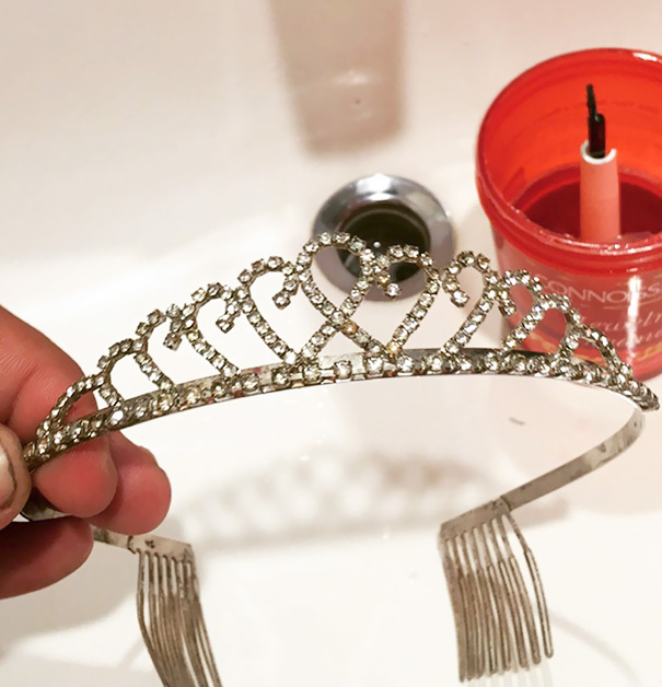 When Your Princess What's Her Crown Clean You Break Out The Jewelry Cleaner And Make It Shine
