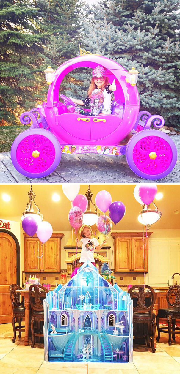 Single Dad Throws A Birthday Party To Make His Daughter Feel Like A Real Princess