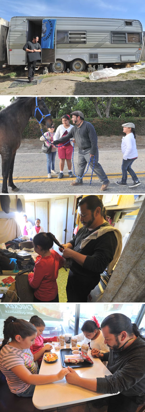 This Single Dad Is Raising 3 Daughters In A Single-Wide Trailer