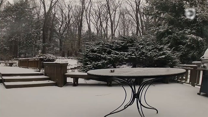 Massive Snowfall Timelapse