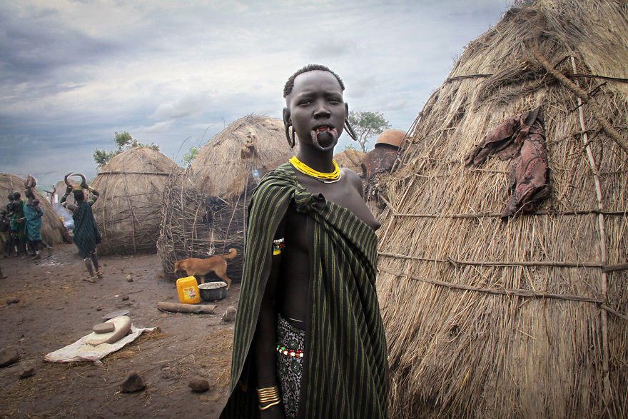 Mursi Village, Omo Valley, Ethiopia