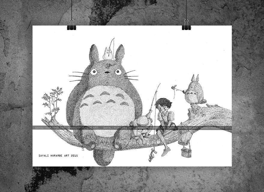 I Draw Millions Of Dots To Create These Images