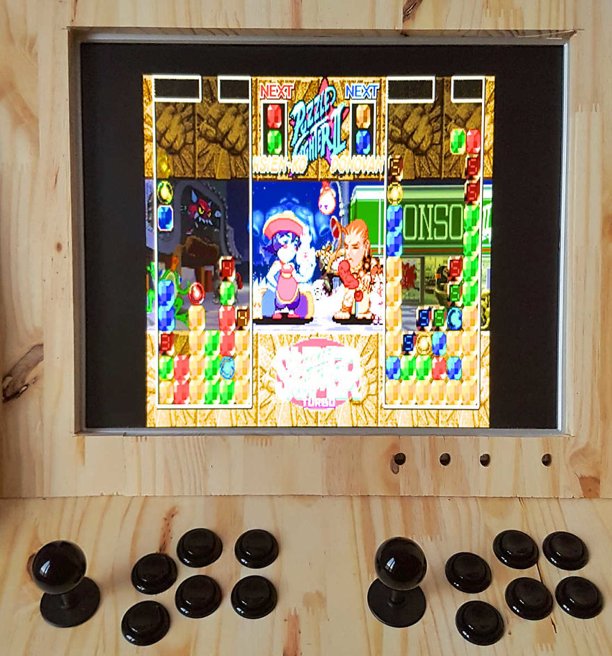 We Built A Wooden Arcade Machine For Our Living Room