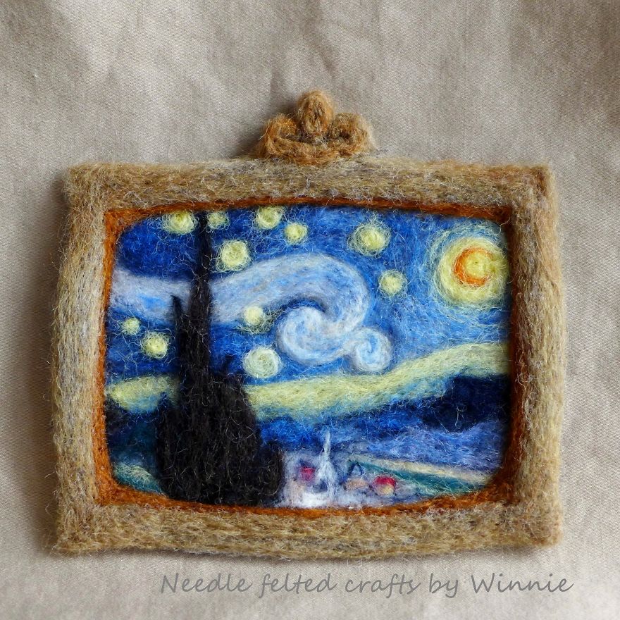 I Felt Tiny Antique Furniture From Wool