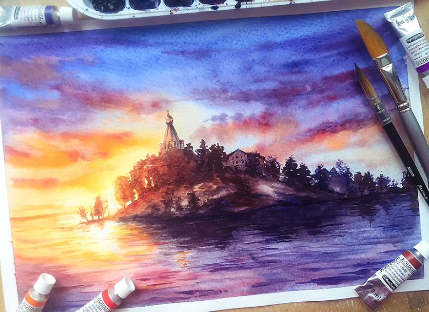 Valaam Island In The Northern Part Of Lake Ladoga