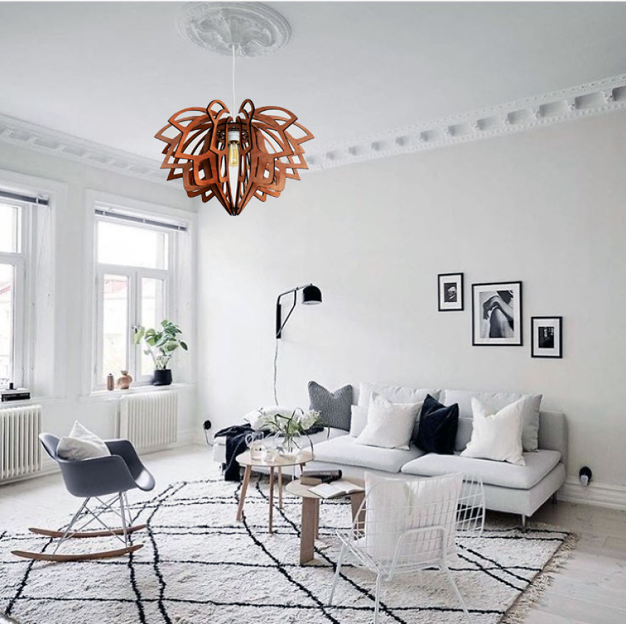 I Create Eco-Friendly "Lotus" Lamps